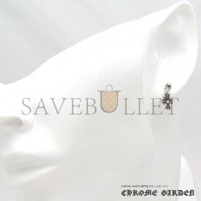 CHROME HEARTS TINY E CH PLUS DROP EARRINGS