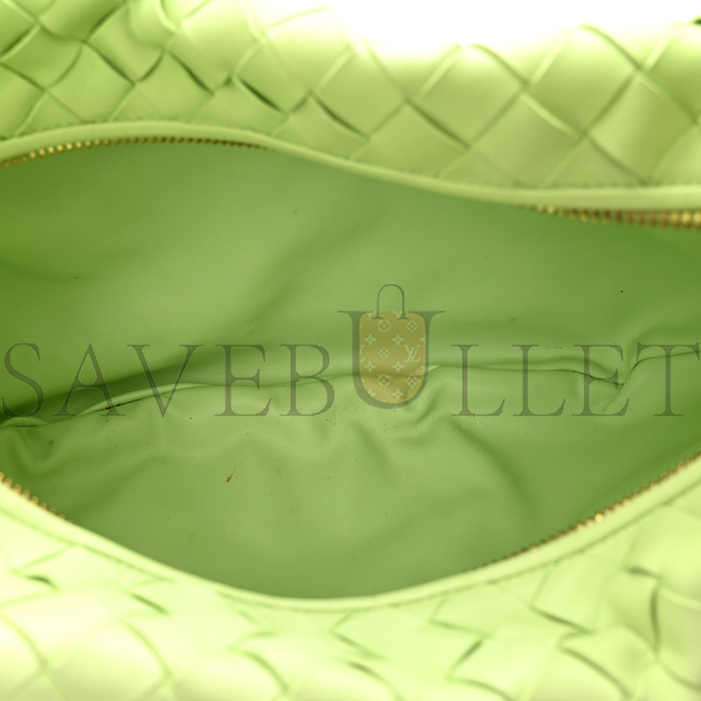 BOTTEGA VENETA NAPPA INTRECCIATO TEEN JODIE HOBO PISTACHIO  (34*21*9cm)