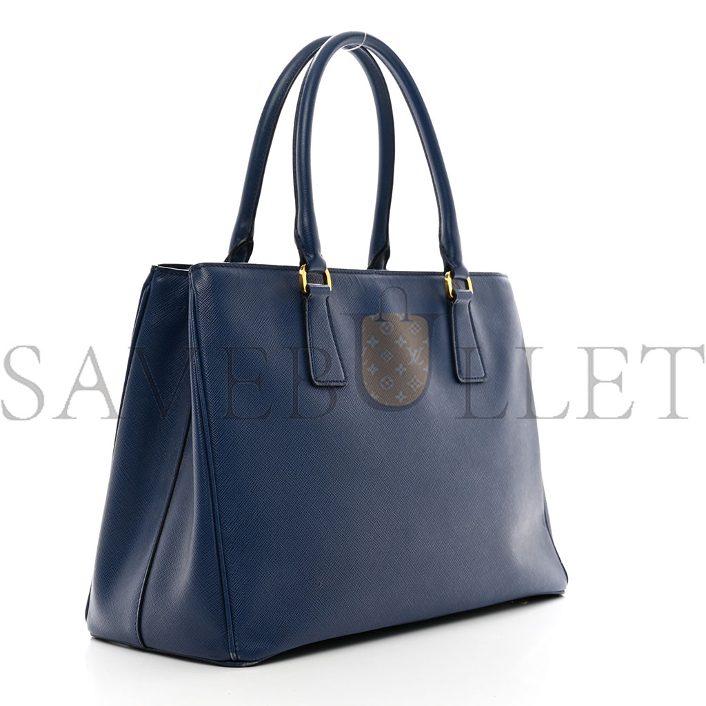 PRADA SAFFIANO LUX MEDIUM TOTE BLUETTE (33*23*14cm)