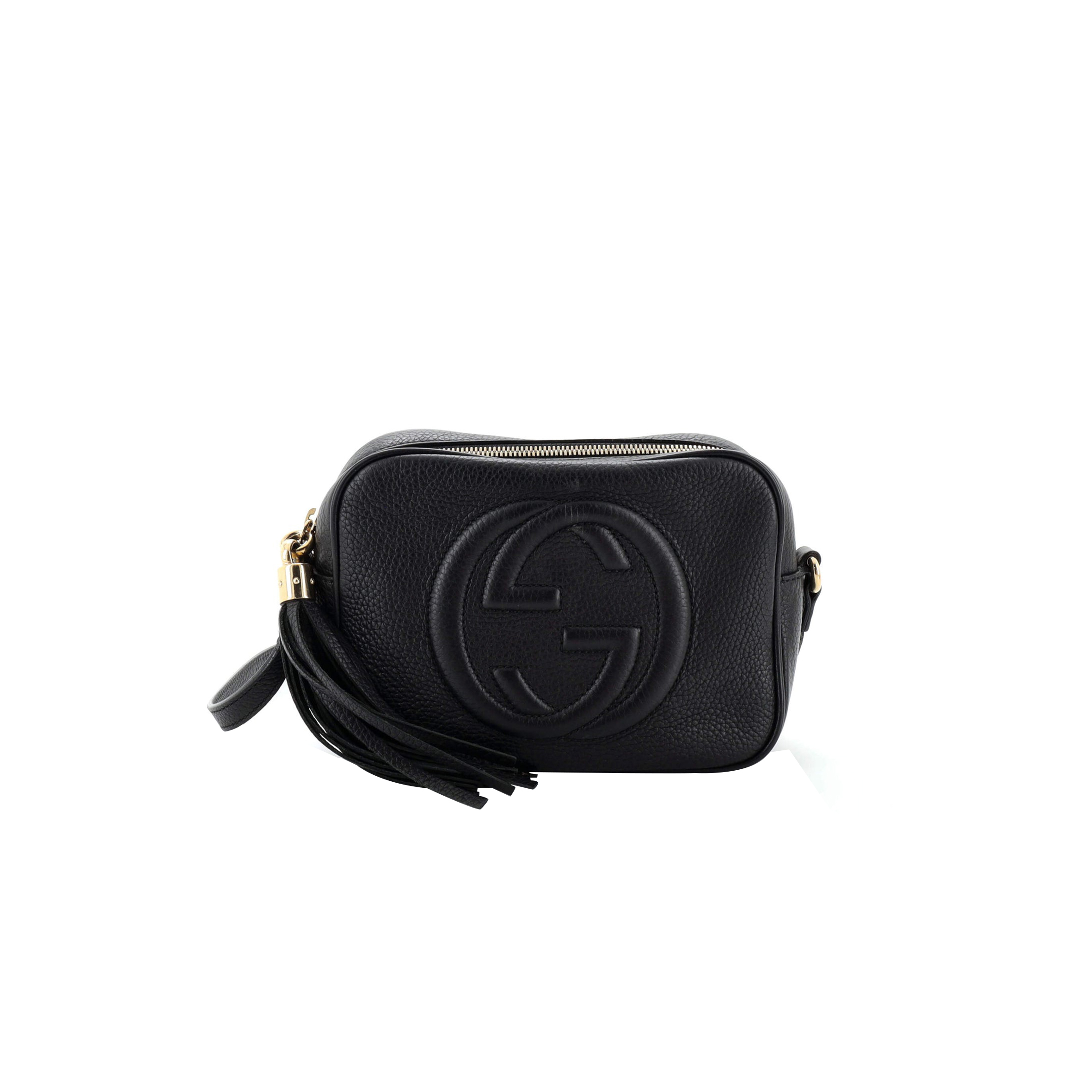 GUCCI SOHO DISCO CROSSBODY BAG LEATHER SMALL 308364 (22*15*7cm)