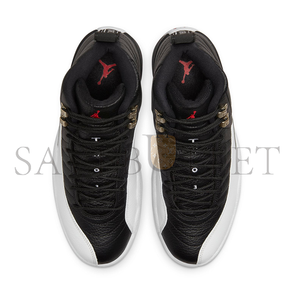 NIKE AIR JORDAN 12 BLACK AND PLAYOFFS CT8013-006