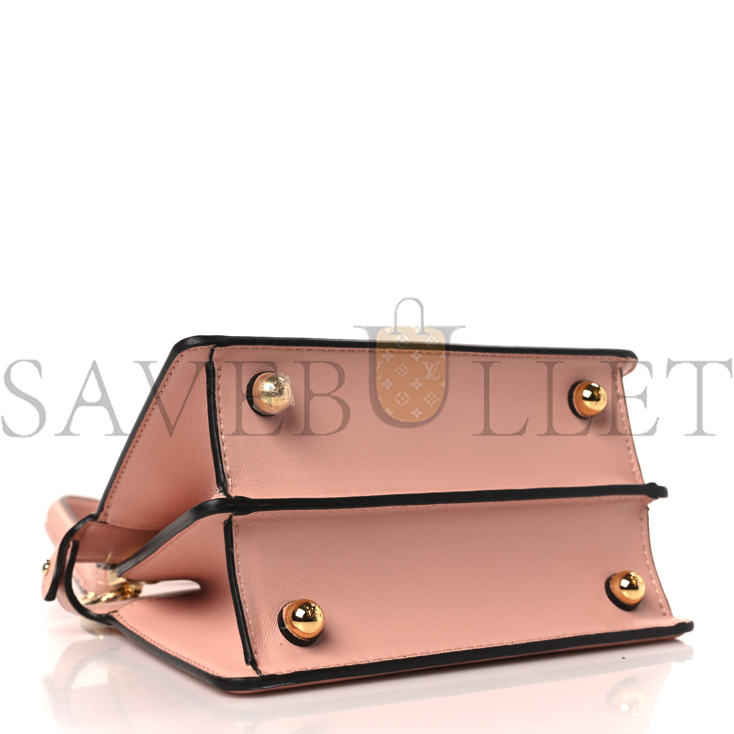 FENDI SHINY NAPPA PETITE PEEKABOO I SEE U SATCHEL BABY PINK (20*15*11cm)