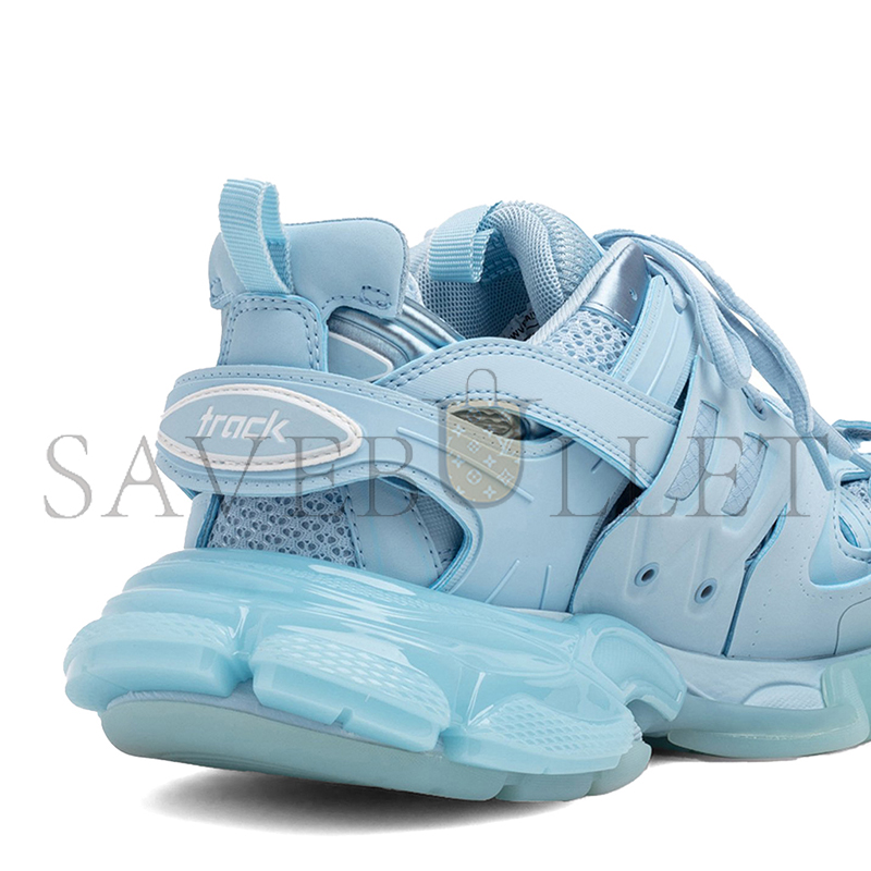 BALENCIAGA TRACK CLEAR SOLE LIGHT BLUE 647741D1GB53325