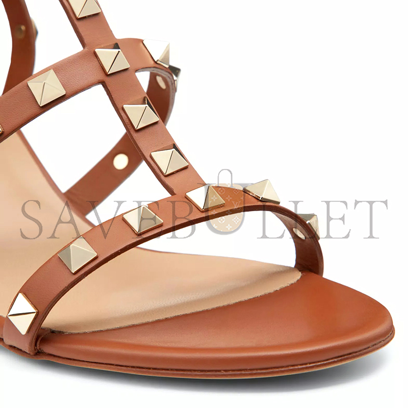 VALENTINO ROCKSTUD CALFSKIN ANKLE STRAP SANDAL 60MM 4W2S0491VBP_HG5 VALENTINO ROCKSTUD CALFSKIN ANKLE STRAP SANDAL 60MM 4W2S0491VBP_HG5