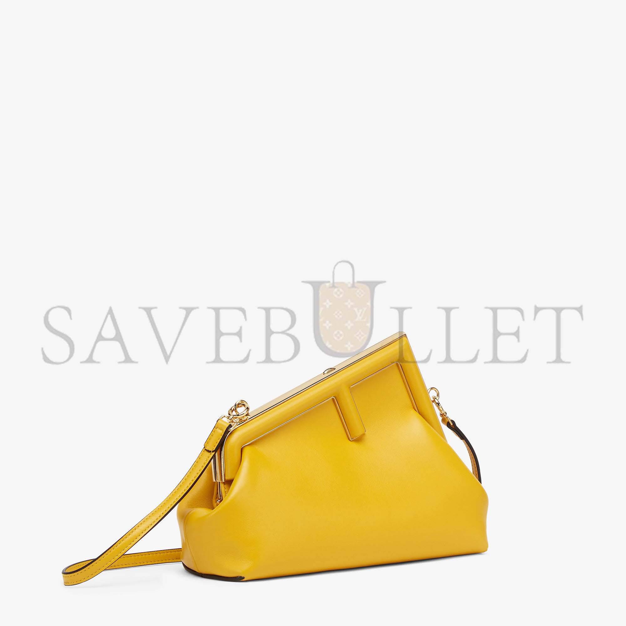 FENDI FIRST SMALL - YELLOW LEATHER BAG 8BP129ABVEF192E (26*18*9.5cm)