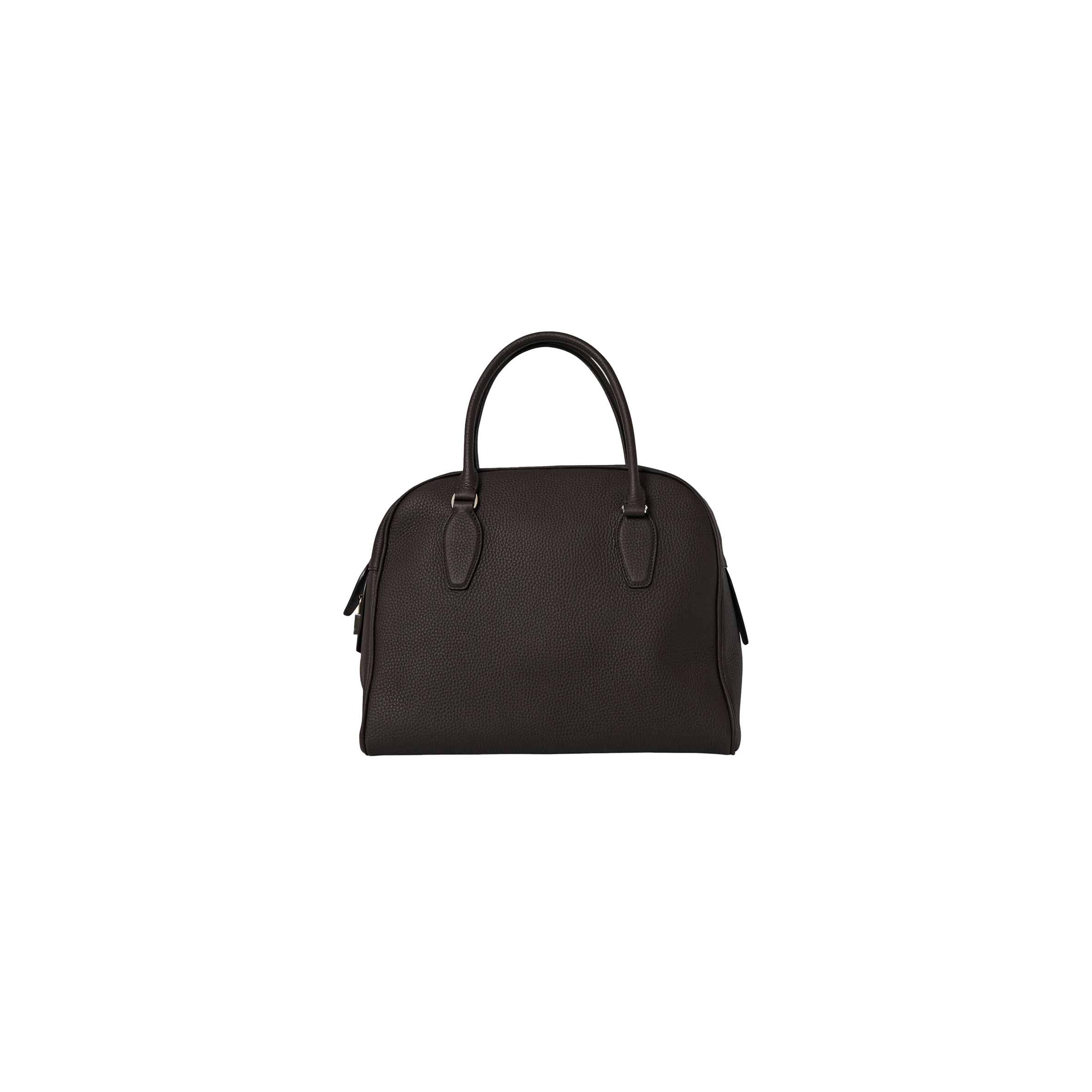 THE ROW INDIA 12.00 BAG IN LEATHER DARK BROWN W1595L23DBP (30*30*24cm)