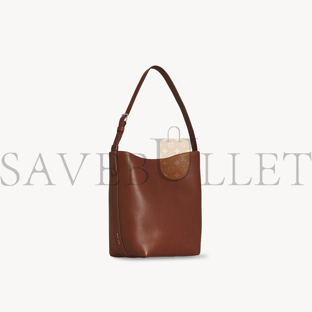 THE ROW SMALL NS BELT BAG IN LEATHER NEW BURGUNDY W1635L72NBAS (25*22*12cm)