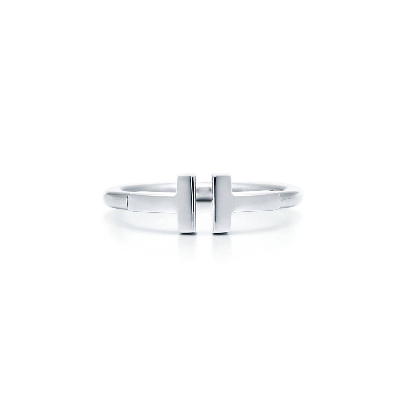 TIFFANY T WIRE RING IN 18K WHITE GOLD