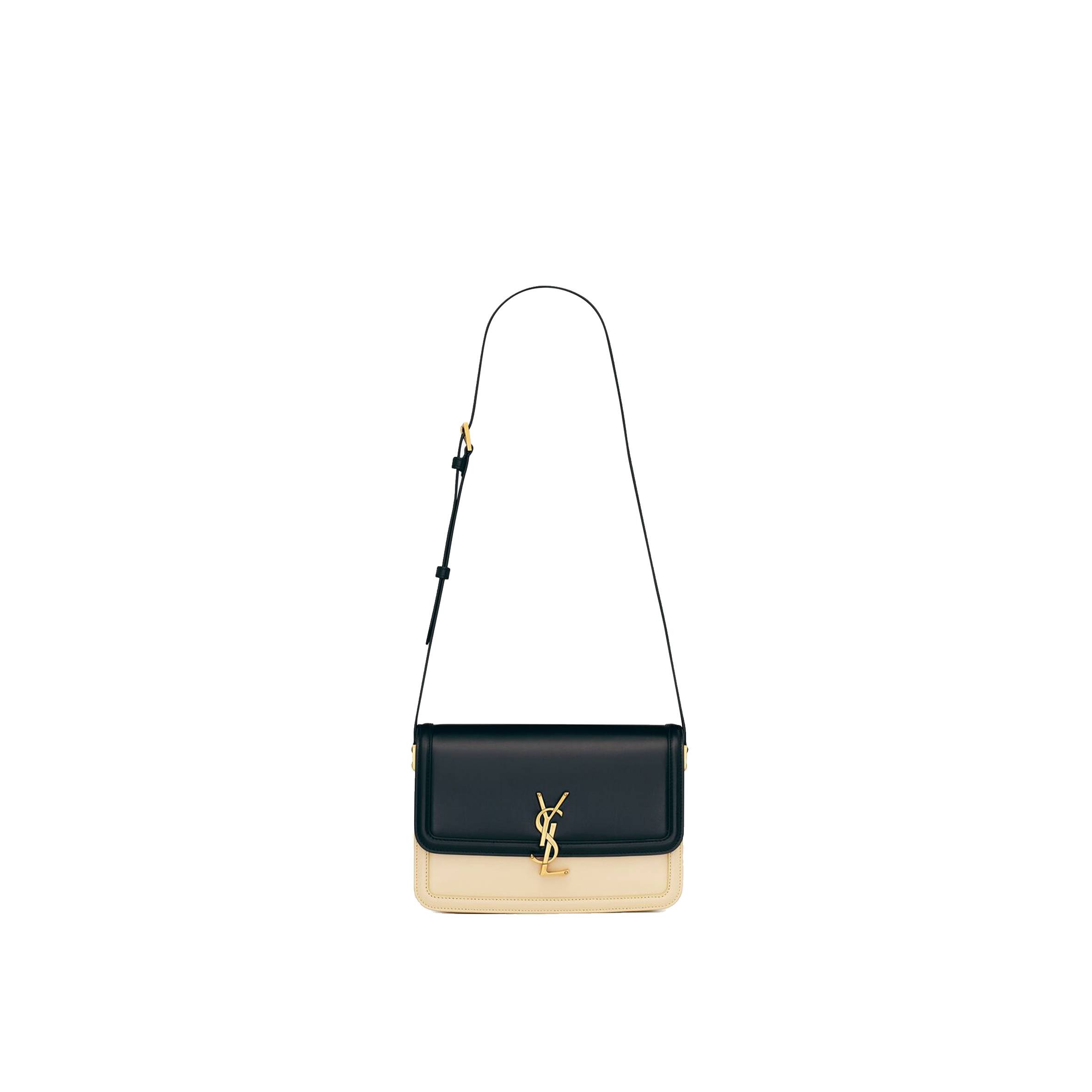 YSL SOLFERINO MEDIUM SATCHEL IN BOX SAINT LAURENT LEATHER 63430516C7W1089 (23*16*6cm)